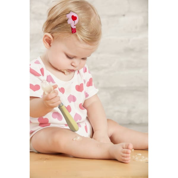 barrette elephant rose bebe fille
