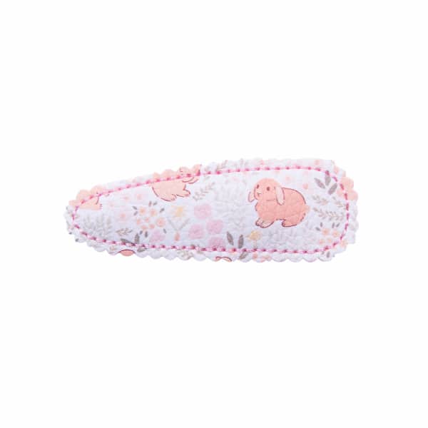 Barrette cheveux bébé clic clac lapins