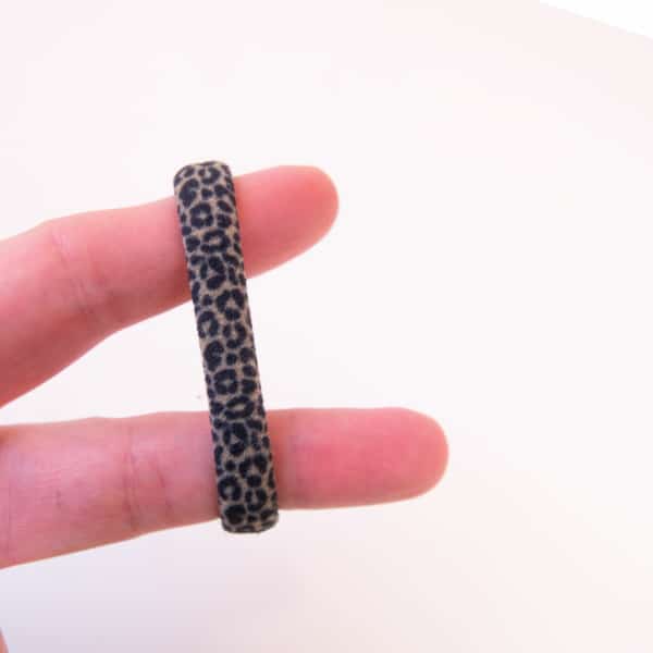 elastique leopard cheveux