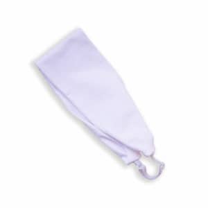 Bandeau blanc femme et enfant – jersey extensible réglable