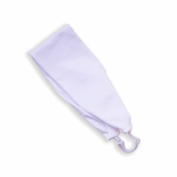bandeau jersey blanc femme