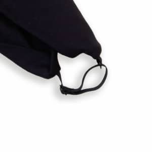 Bandeau réglable noir Jersey extensible