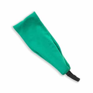 Bandeau vert femme et enfant – jersey extensible réglable