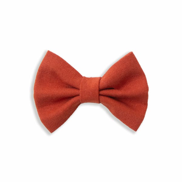 Barrette noeud rouille
