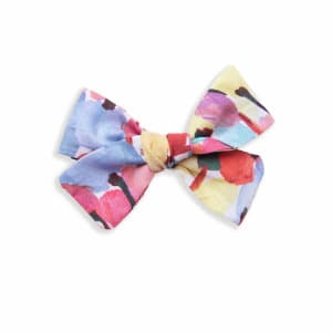 Barrette nœud fille motifs ballons