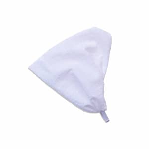 Bandeau fichu blanc en plumetis – réglable enfant & adulte