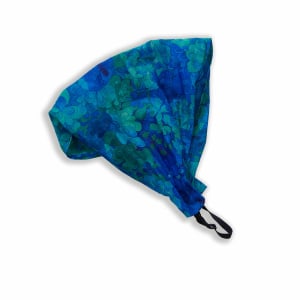 Bandeau fichu Bleu Lagon – réglable enfant & adulte
