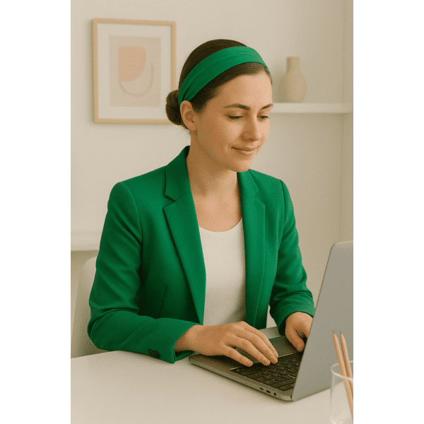 bandeau-jersey-vert-girlboss-chouetteetpapillon