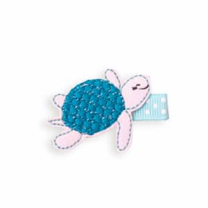 Barrette bébé fille – Tortue de mer bleue