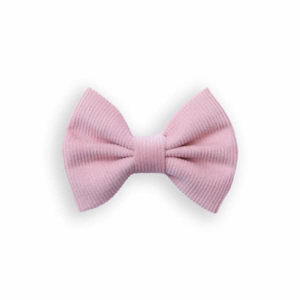 barrette-fille-noeud-velours-rose-milleraie-petite-fille-anti-glisse