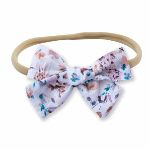 Bandeau bébé fille – Nœud noué Liberty Felda automnal
