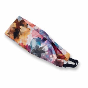 Bandeau jersey – Aquarelle d’automne (enfant & adulte, réglable)