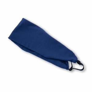 Bandeau jersey femme – Bleu marine réglable (enfant & adulte)