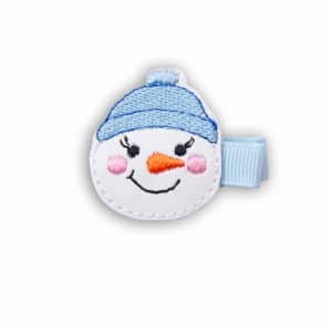 Barrette enfant bonhomme de neige – anti-glisse