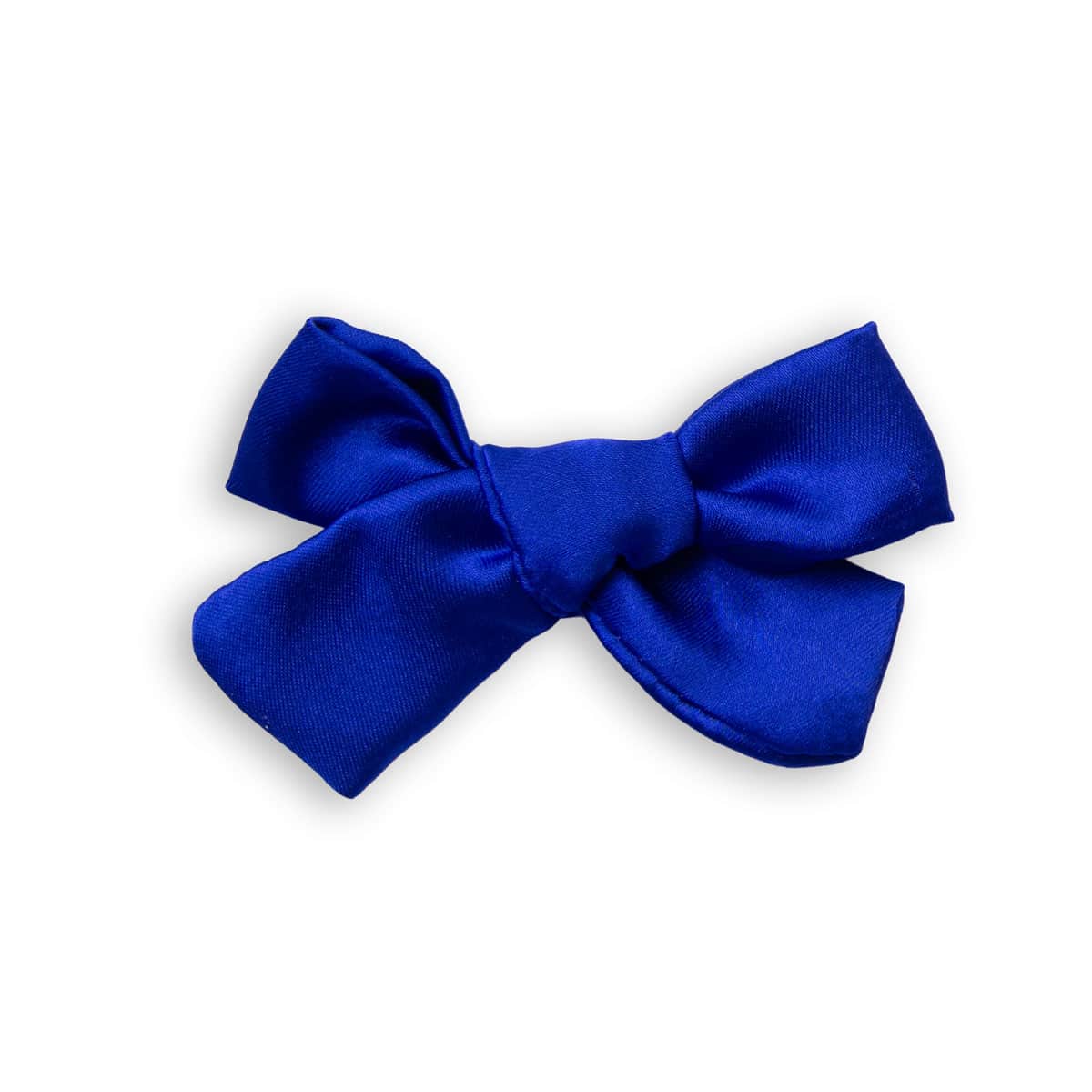 barrette-noeud-bleu-roi-noue-anti-glisse Barrette enfant nœud bleu roi, ruban satiné, anti-glisse pour cheveux fins – Chouette & Papillon